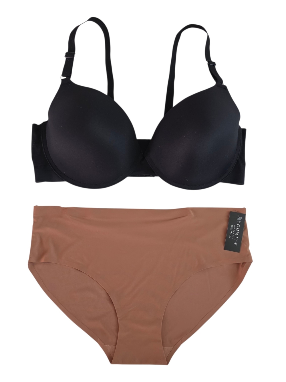 40DD/1X Plus Size Bra & Panty Set